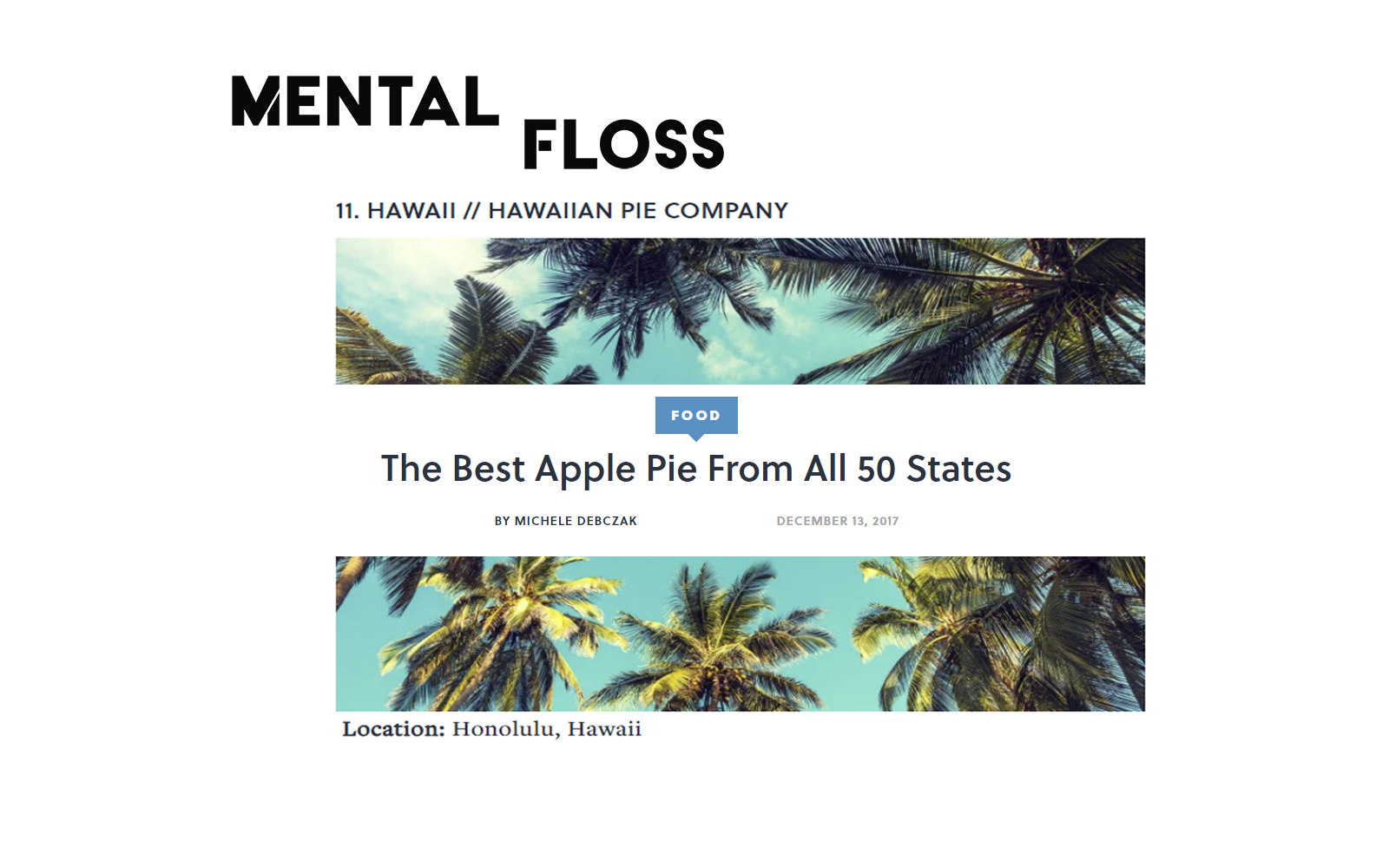 The Best Apple Pie From All 50 States