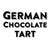 German Chocolate Tart